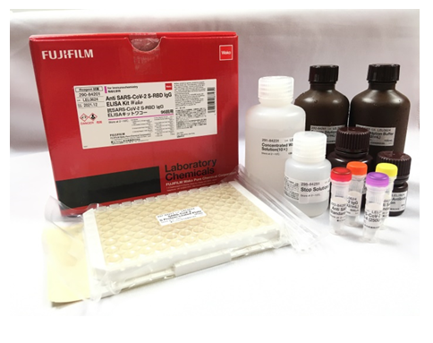 抗 SARS-CoV-2 S-RBD IgG ELISA 试剂盒 Wako                              可检测与抗SARS-CoV-2的中和活性高度相关的IgG抗体