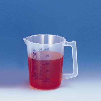 Brand普兰德 量杯 刻度烧杯 PP材质 蓝色刻度 2000ml (40464)